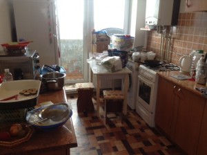 Organizing the kitchen